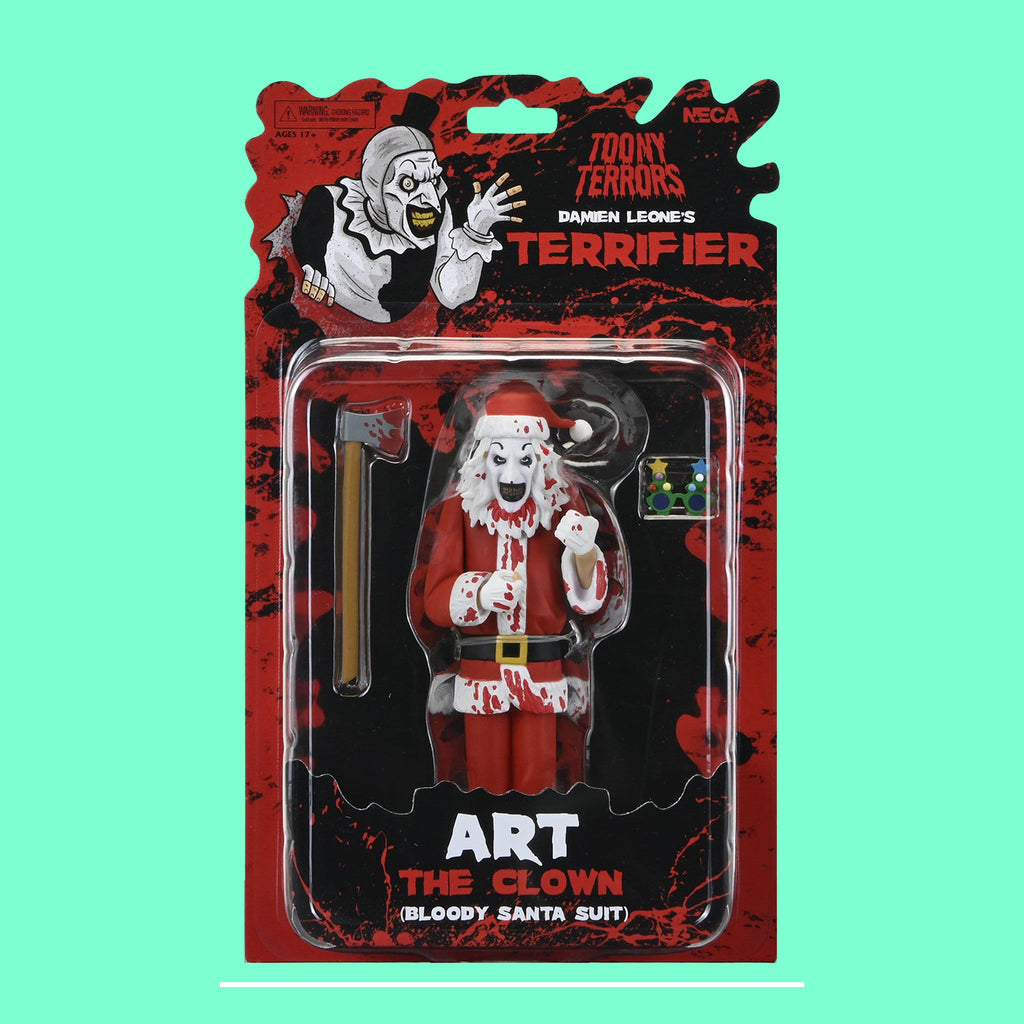 (Pre-Order) Santa Suit Art the Clown (Bloody Version) NECA Terrifier 3 Toony Terrors