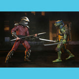 (Pre-Order) Roof Top Battle Leonardo vs Shredder (Movie 1990) Actionfiguren Doppelset NECA Teenage Mutant Ninja Turtles