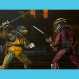 (Pre-Order) Roof Top Battle Leonardo vs Shredder (Movie 1990) Actionfiguren Doppelset NECA Teenage Mutant Ninja Turtles