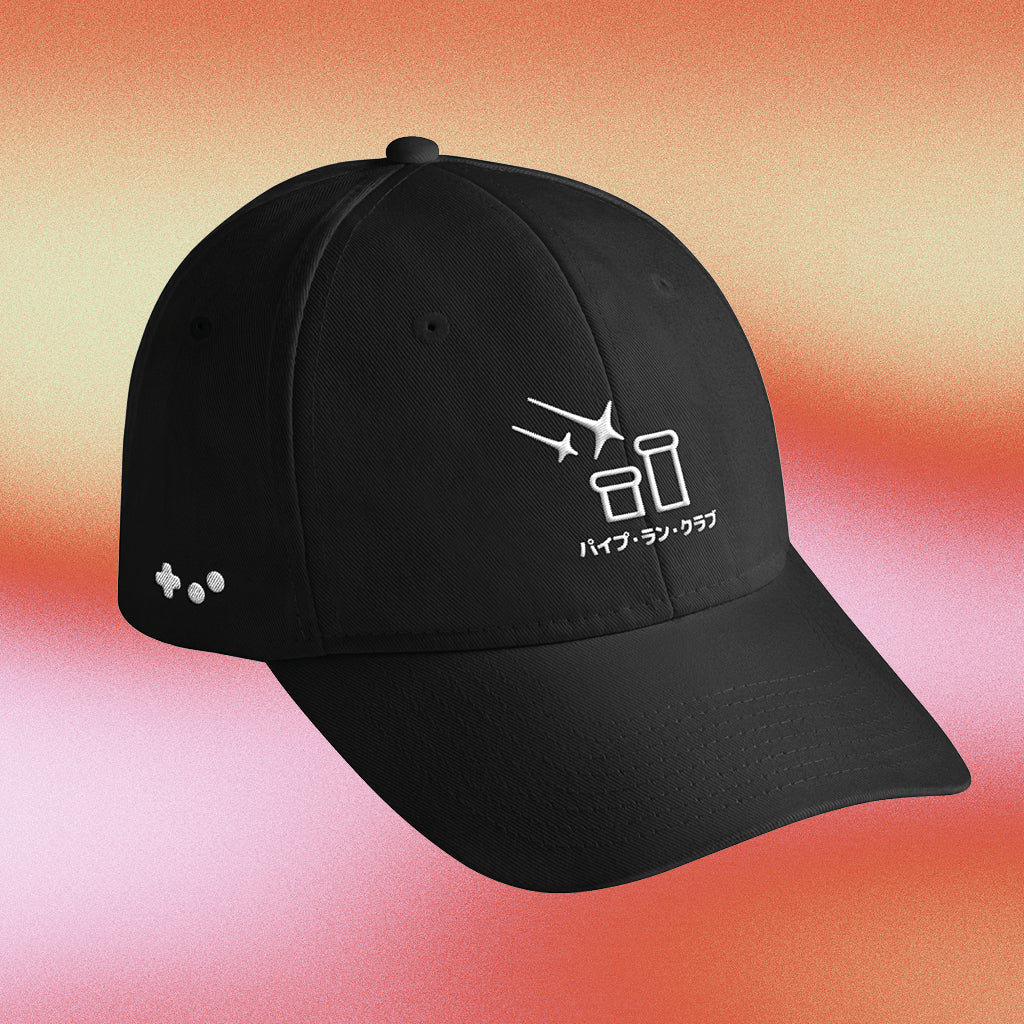 "Pipe Run Club" Dad Hat schwarz / Nerdy Terdy Gang