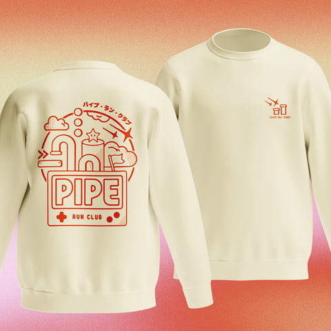 (Pre-Order) "Pipe Run Club" Pullover Honey Paper / Nerdy Terdy Gang