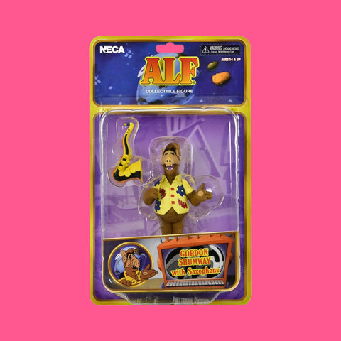 (Pre-Order) Gordon Shumway With Saxophone Actionfigur Neca Alf