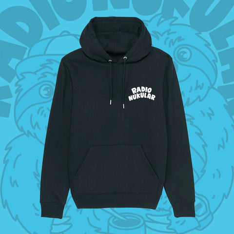 Die drei Faultiere Hoodie schwarz (Radio Nukular)