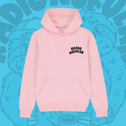 Die drei Faultiere Hoodie rosa (Radio Nukular)