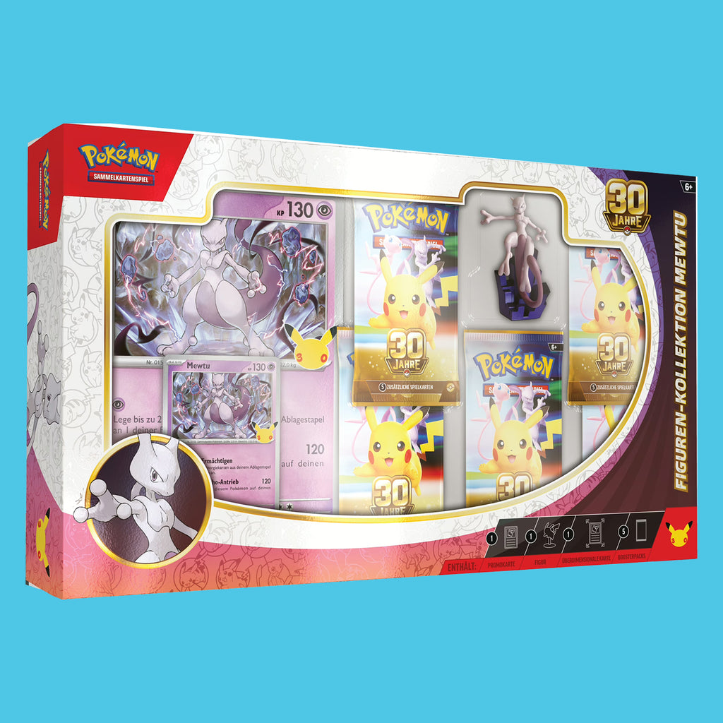 (Pre-Order) 1 PRO KUNDE - PKM - 30 Jahre - Figuren Kollektion Mewtu