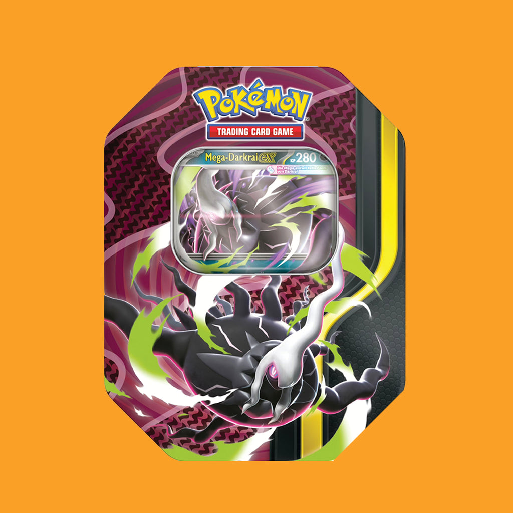 (Pre-Order) NUR 1 PRO KUNDE - Tin 131 Mega-Darkrai Ex (deutsch) Pokémon "Mega Entwicklungen"
