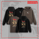 (Pre-Order) Nerdy Terdy Gang "Survival Horror '96" Oversized Hoodie schwarz