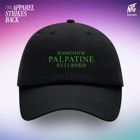 "Somehow he returned" Dad Hat schwarz / NTG 'The Apparel Strikes Back'