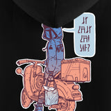 "Is this the way?" Hoodie schwarz / NTG "The Apparel Strikes Back"