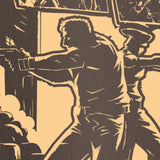 (Pre-Order) Nerdy Terdy Gang "Survival Horror '96" Oversized Hoodie braun