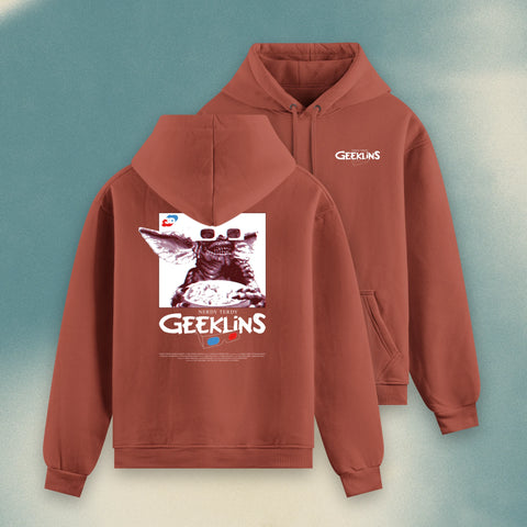 (Pre-Order) NTG Icons "Geeklins" Hoodie heritage brown