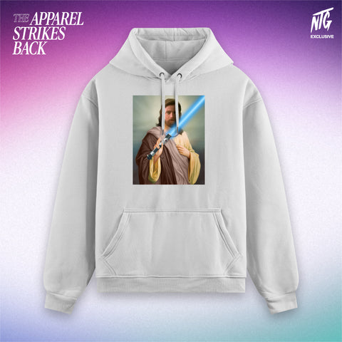 (Pre-Order) "Holy Wan" Hoodie weiß / NTG "The Apparel Strikes Back"