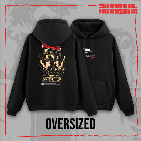 (Pre-Order) Nerdy Terdy Gang "Survival Horror '96" Oversized Hoodie schwarz