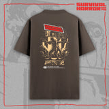 (Pre-Order) Nerdy Terdy Gang "Survival Horror '96" T-Shirt braun