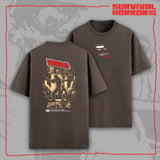 (Pre-Order) Nerdy Terdy Gang "Survival Horror '96" T-Shirt braun