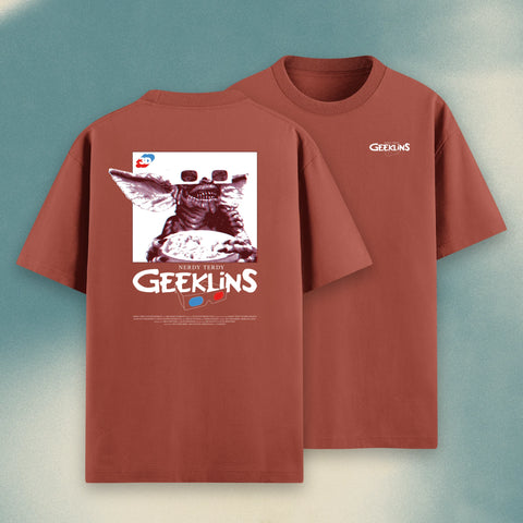 (Pre-Order) NTG Icons "Geeklins" T-Shirt heritage brown