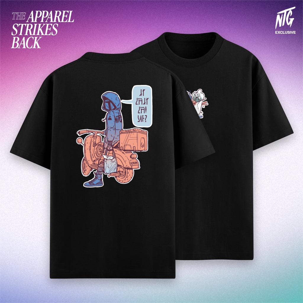 "Is this the way?" T-Shirt schwarz / NTG "The Apparel Strikes Back"