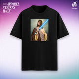 "Holy Wan" T-Shirt schwarz / NTG "The Apparel Strikes Back"