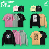 "Nerdy Squerdy Gang" Dad Hat schwarz / NTG 'A Monster in my Pocket'