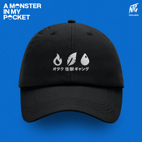 (Pre-Order) "Kaiju Gang" Dad Hat schwarz / NTG 'A Monster in my Pocket'