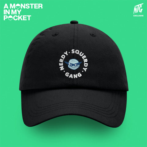 (Pre-Order) "Nerdy Squerdy Gang" Dad Hat schwarz / NTG 'A Monster in my Pocket'