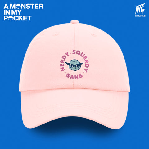 (Pre-Order) "Nerdy Squerdy Gang" Dad Hat rosa / NTG 'A Monster in my Pocket'