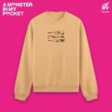 "Kaiju Gang" Pullover nispero / NTG 'A Monster in my Pocket'