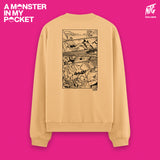 "Kaiju Gang" Pullover nispero / NTG 'A Monster in my Pocket'