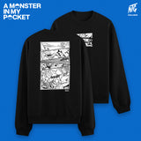 "Kaiju Gang" Pullover schwarz / NTG 'A Monster in my Pocket'