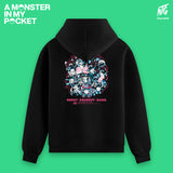 "Nerdy Squerdy Gang" Hoodie schwarz / NTG 'A Monster in my Pocket'