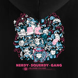 "Nerdy Squerdy Gang" Hoodie schwarz / NTG 'A Monster in my Pocket'