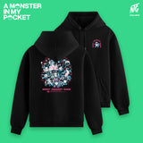 "Nerdy Squerdy Gang" Hoodie schwarz / NTG 'A Monster in my Pocket'