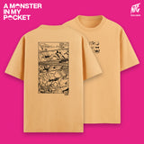 "Kaiju Gang" T-Shirt nispero / NTG 'A Monster in my Pocket'