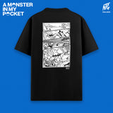 "Kaiju Gang" T-Shirt schwarz / NTG 'A Monster in my Pocket'