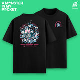 (Pre-Order) "Nerdy Squerdy Gang" T-Shirt schwarz / NTG 'A Monster in my Pocket'