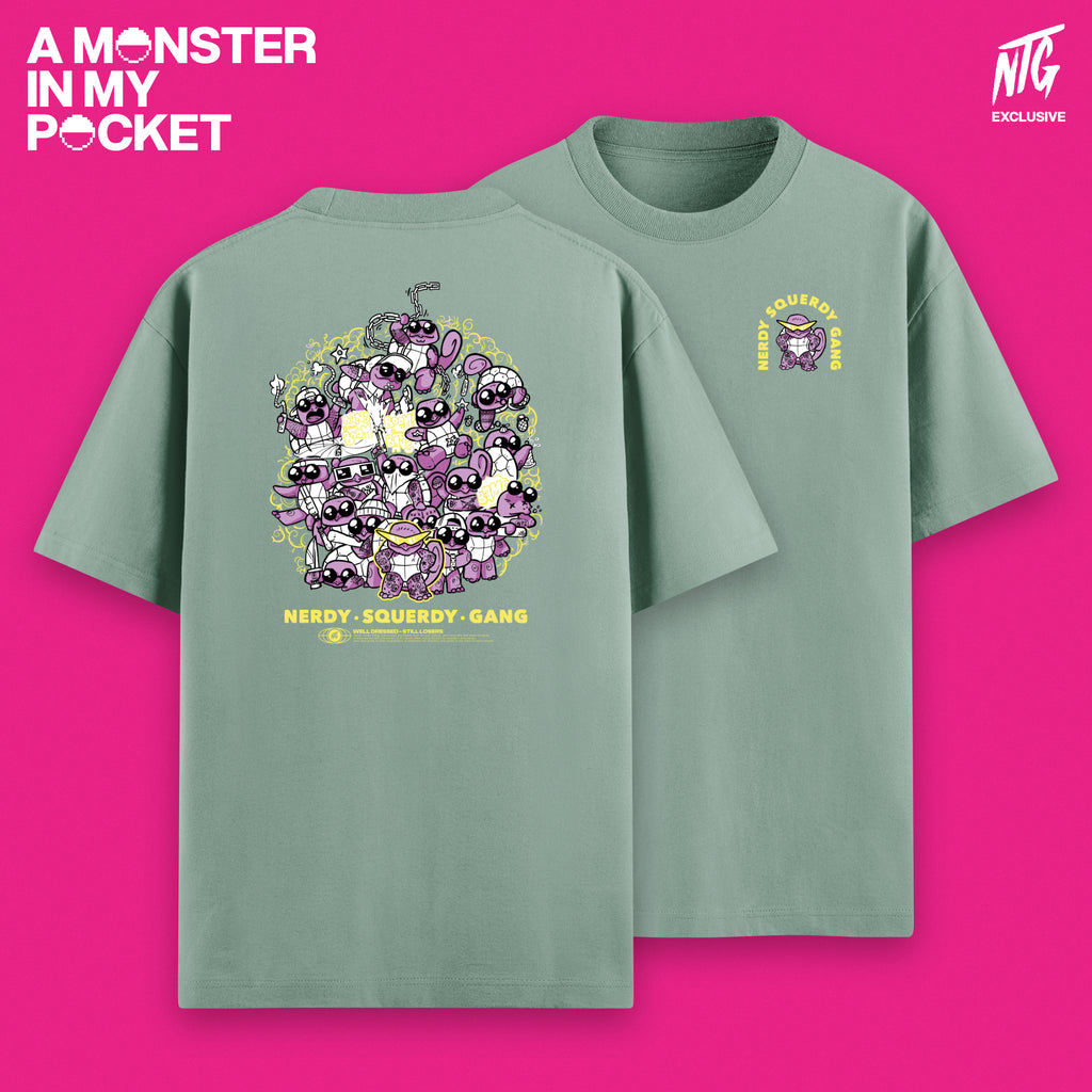 "Nerdy Squerdy Gang" T-Shirt aleo / NTG 'A Monster in my Pocket'