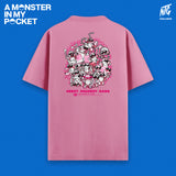 "Nerdy Squerdy Gang" T-Shirt pink / NTG 'A Monster in my Pocket'