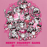 "Nerdy Squerdy Gang" T-Shirt pink / NTG 'A Monster in my Pocket'