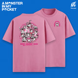 "Nerdy Squerdy Gang" T-Shirt pink / NTG 'A Monster in my Pocket'