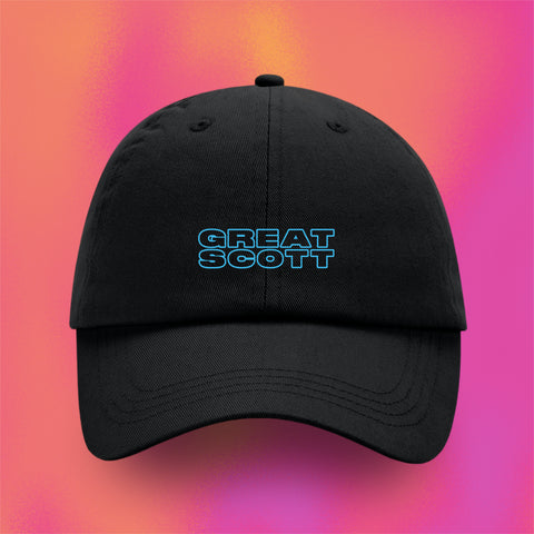 (Pre-Order) Back in Time "Great Scott" Dad Hat schwarz