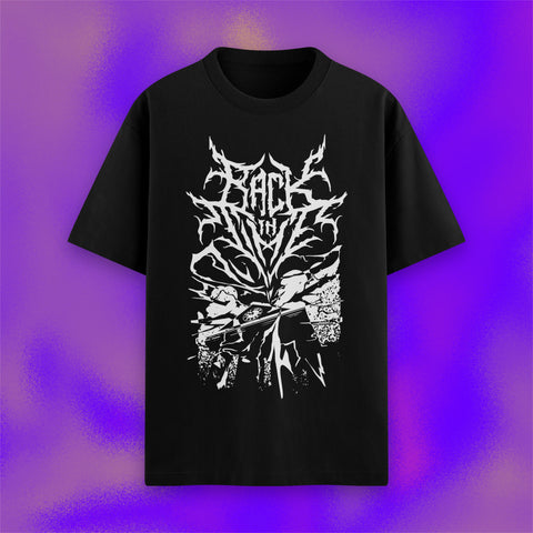 (Pre-Order) Back in Time "Metal o'Clock" T-Shirt schwarz