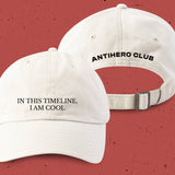 Antihero Club Dad Hat weiß