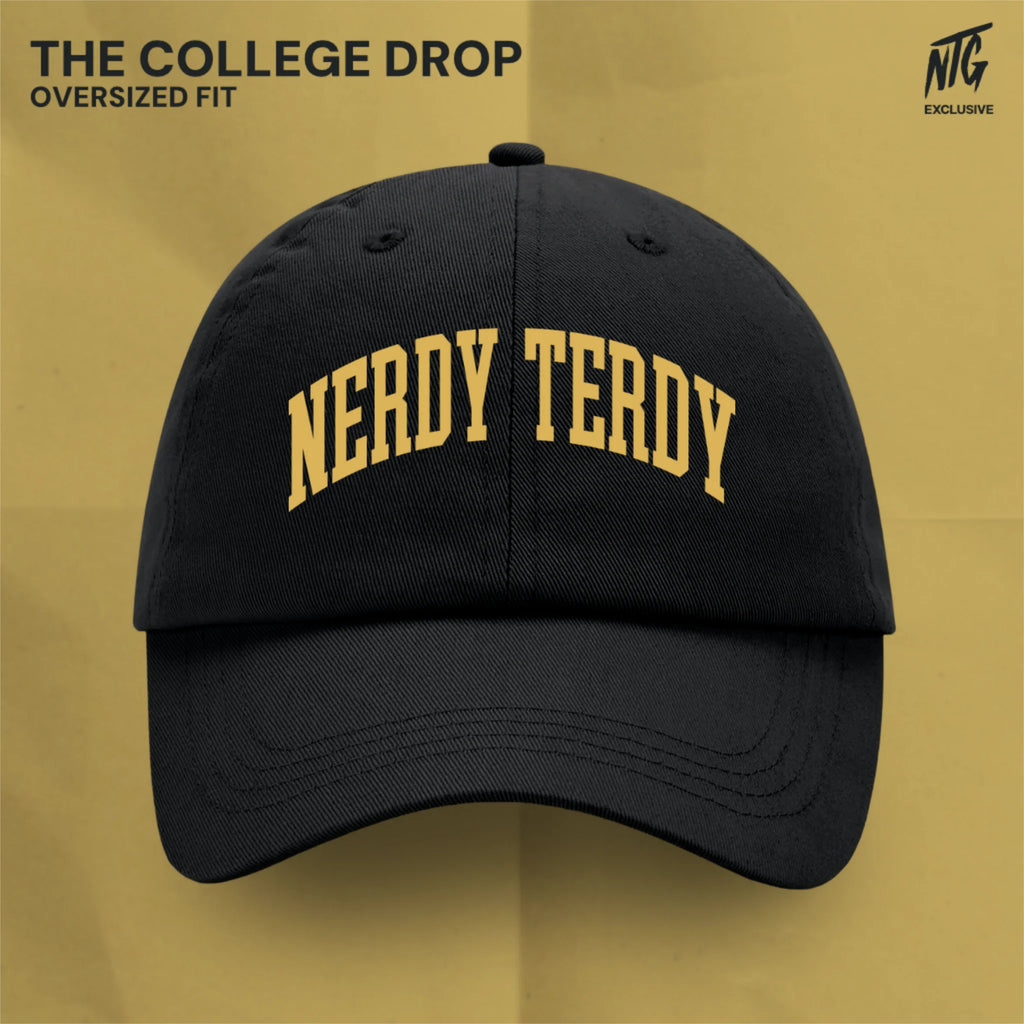 (Pre-Order) NTG "The College Drop" Dad Hat schwarz