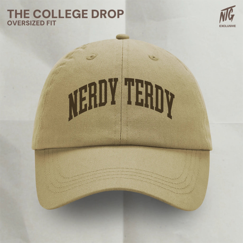 (Pre-Order) NTG "The College Drop" Dad Hat beige