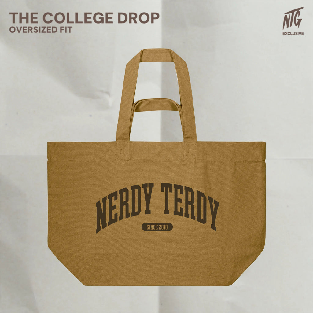 (Pre-Order) NTG "The College Drop" Shopping Bag Bronze