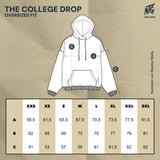 (Pre-Order) NTG "The College Drop" Hoodie dunkelblau