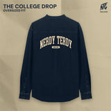 (Pre-Order) NTG "The College Drop" Hemd dunkelblau