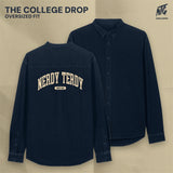 (Pre-Order) NTG "The College Drop" Hemd dunkelblau