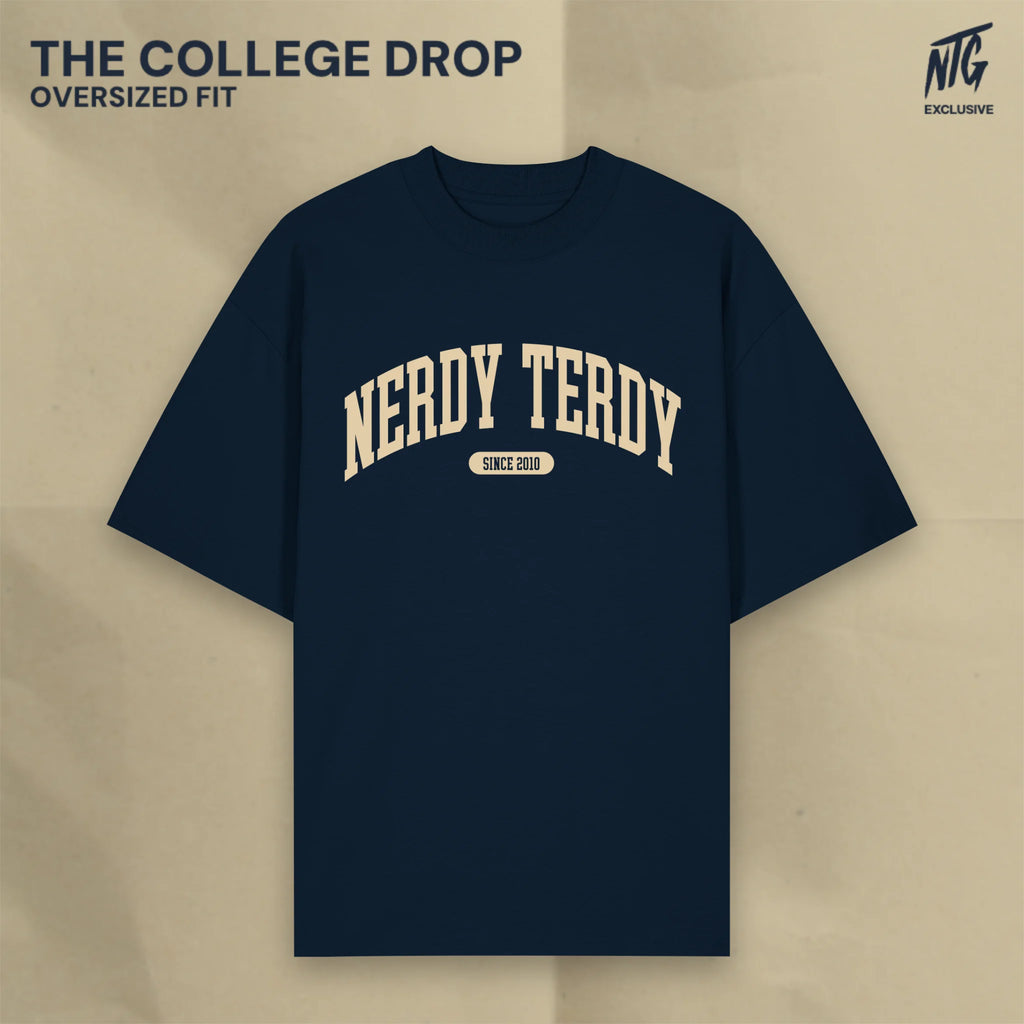(Pre-Order) NTG "The College Drop" T-Shirt dunkelblau