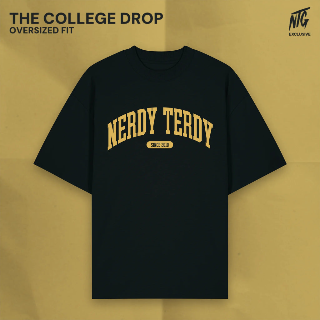 (Pre-Order)  NTG "The College Drop" T-Shirt schwarz